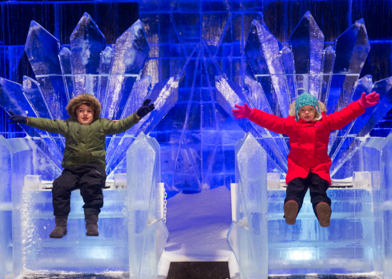 Ice thrones at Hyde Park’s Winter Wonderland