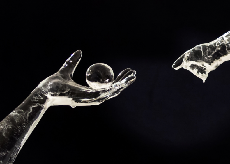 International Ice Sculpture Festival in Jelgava, Latvia