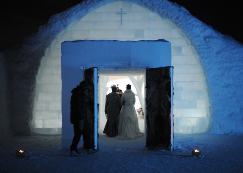 Icehotel in Jukkasjärvi, Sweden