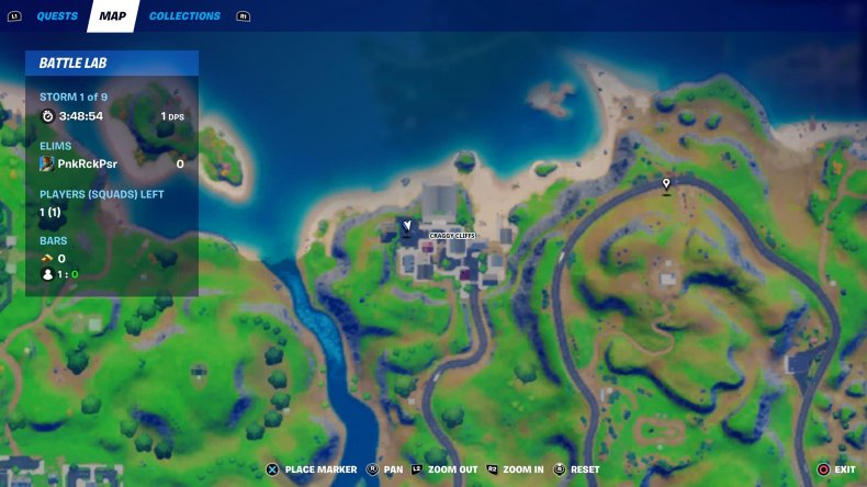 fortnite holiday tree location 2 map