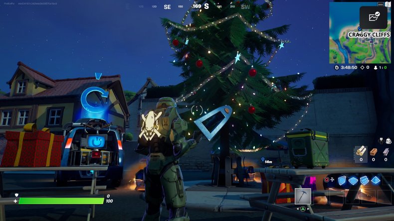 fortnite holiday tree location 2 gameplay