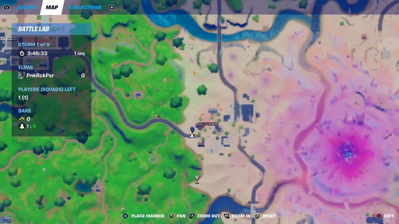 fortnite holiday tree location 4 map