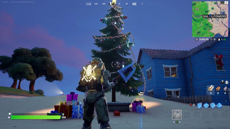 fortnite holiday tree location 4 gameplay