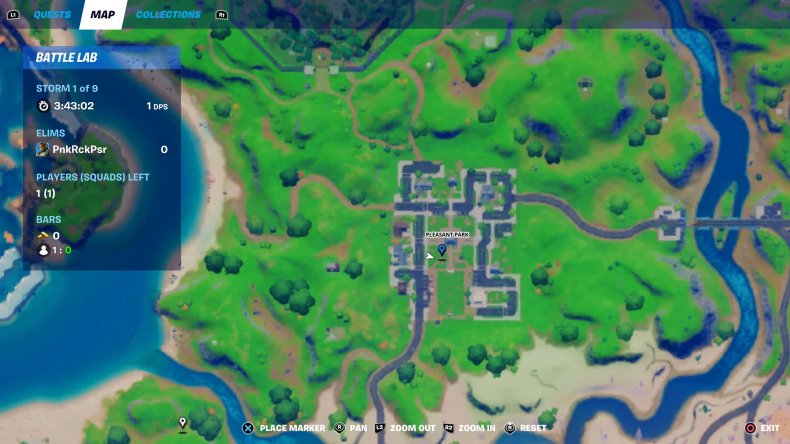 fortnite holiday tree location 5 map