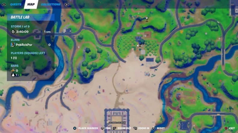 fortnite holiday tree location 6 map