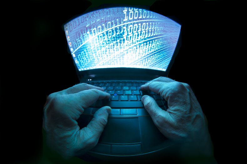 Computer Hacker Stock Image
