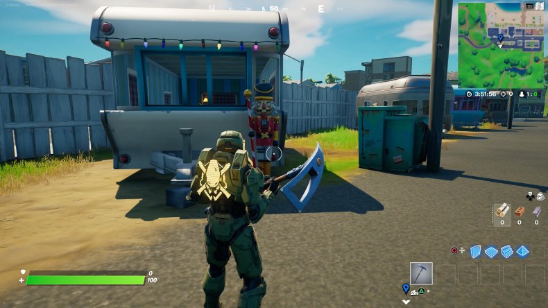 fortnite nutcracker statue location 1 gameplay
