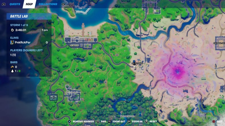fortnite nutcracker statue location 2 map