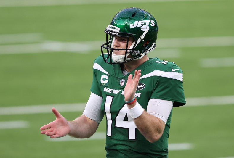 Sam Darnold of the New York Jets
