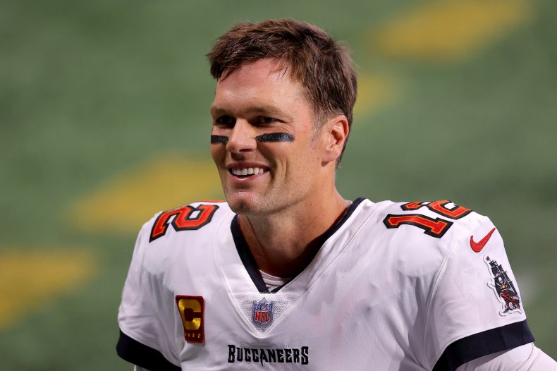 Tom Brady of the Tampa Bay Buccaneers