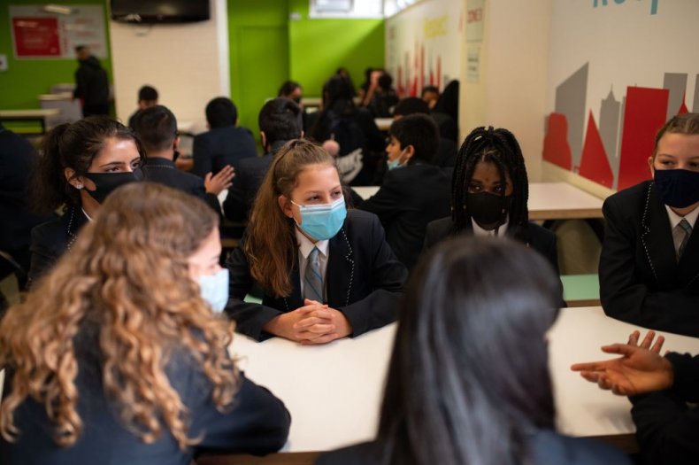 Moor End Academy in Huddersfield, northern England