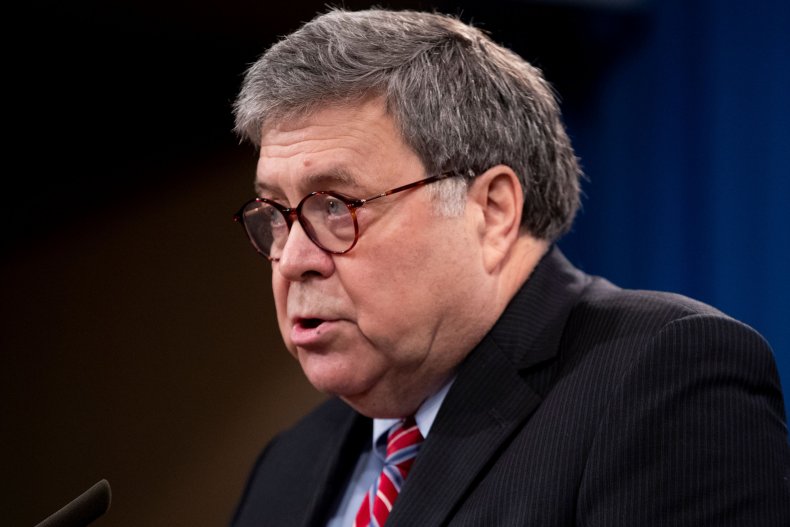 William Barr, Attorney General, Hunter Biden