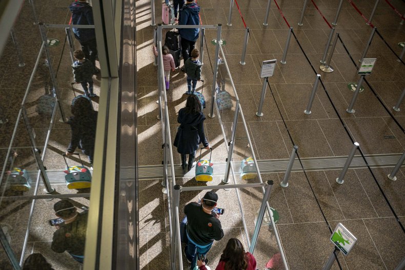 Seattle TSA line