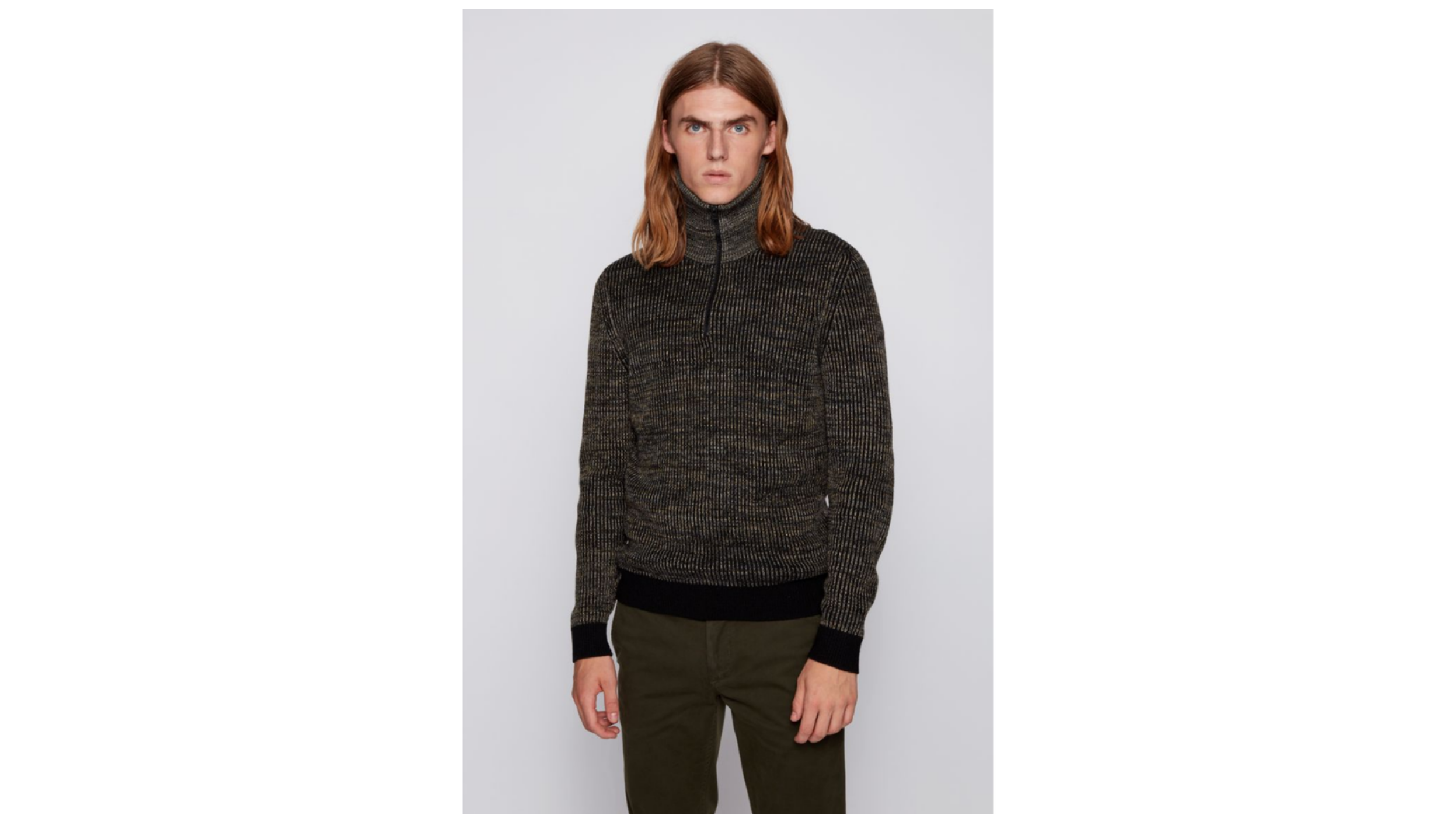 hugo boss turtleneck sweater mens