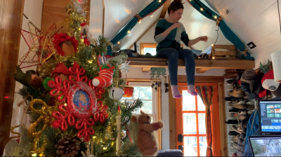 Tiny house, tiny home, Christmas Tiny house, tiny home, Christmas