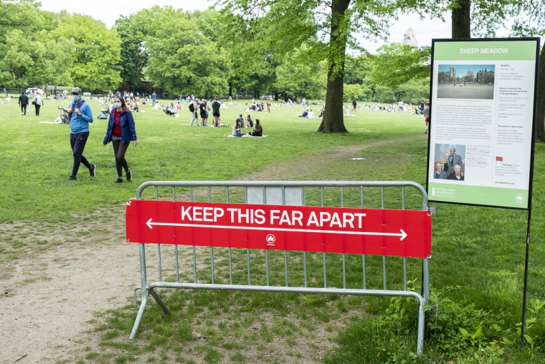 Central Park New York shutdowns