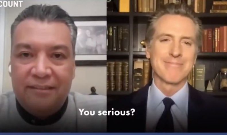 california governor gavin newsom padilla