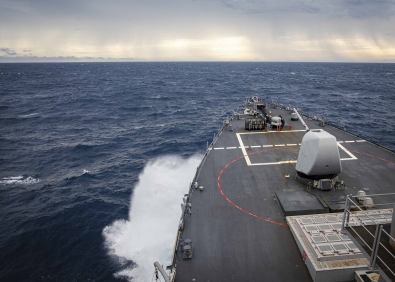 USS John S. McCain South China Sea