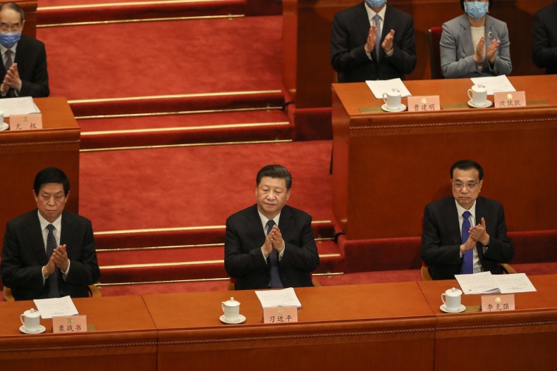President Xi Jinping and other members of