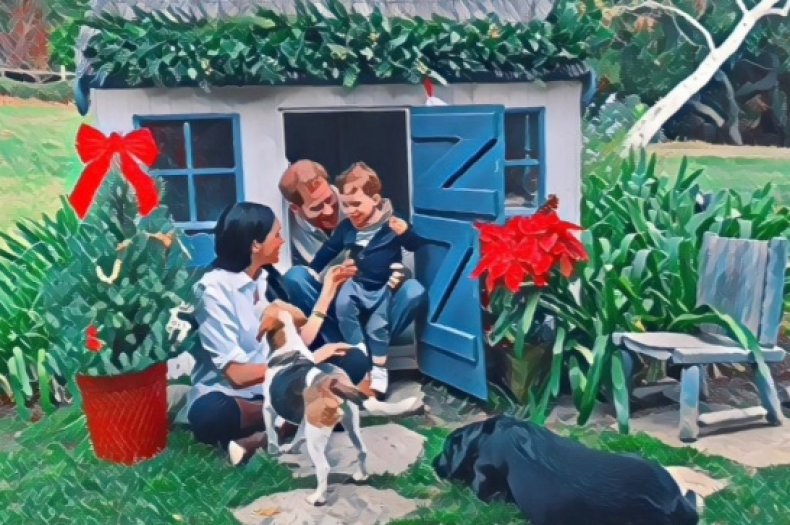 Meghan Markle, Prince Harry, Archie Christmas Card