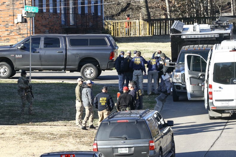 Nashville bombing investigation at suspect's house Nashville bombing investigation at suspect's house