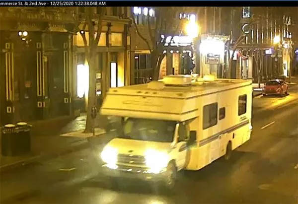 Nashville RV from Police handout