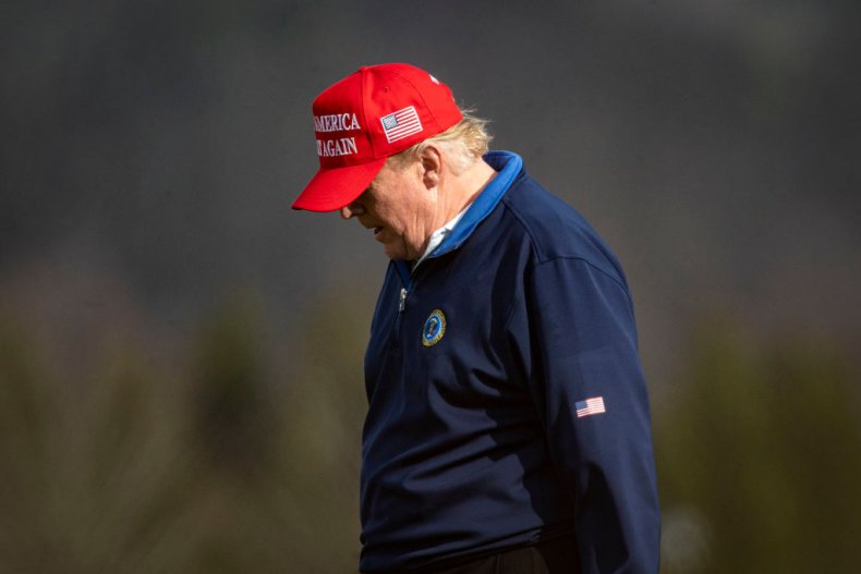 President Donald Trump in Virginia
