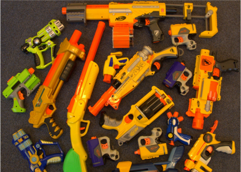 Nerf weaponry