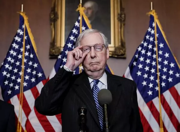 mitch mcconnell takes questions at us capitol