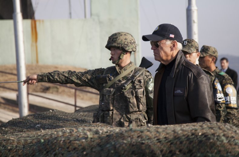 joe, biden, dmz, border, north, south, korea