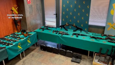 Arms trafficking raid Arms trafficking raid