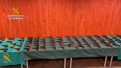 Arms trafficking raid Arms trafficking raid