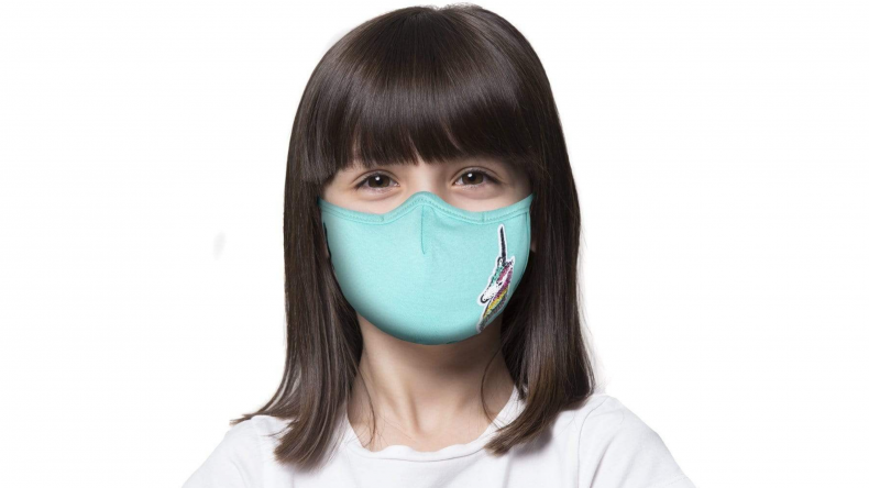 Unicorn Face Mask masQd Kids
