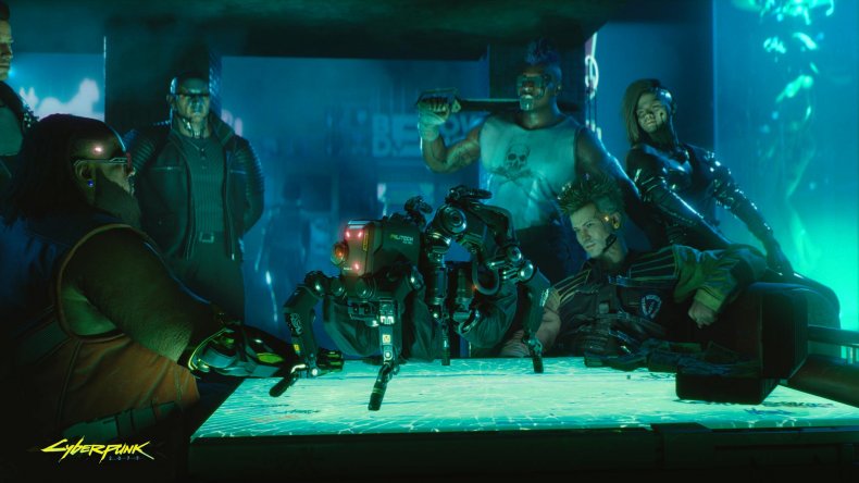 cyberpunk 2077 meeting characters