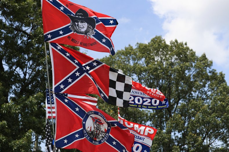 NASCAR Confederate Flags