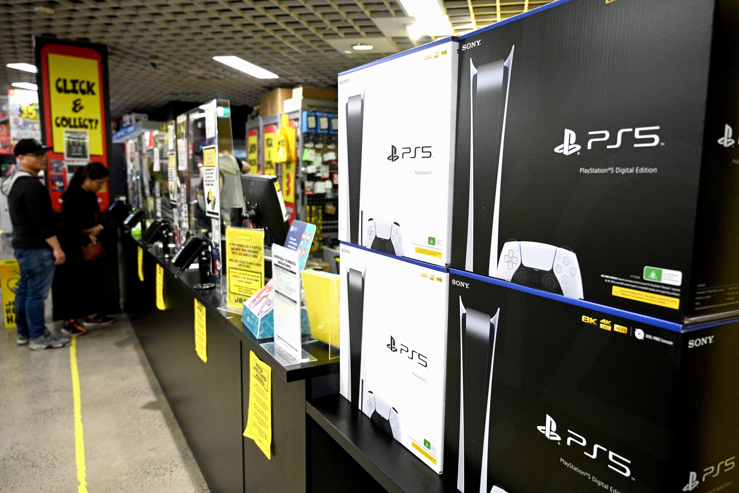 playstation 5 in stores