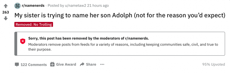 Reddit Adolph Post