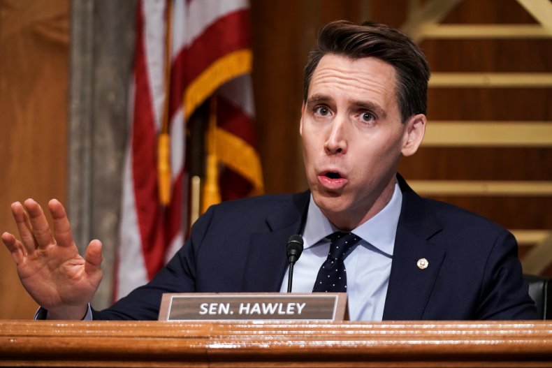 Republican Senator Josh Hawley of Missouri