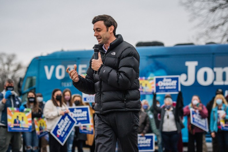 Georgia Senate Candidate Jon Ossoff Holds Latino