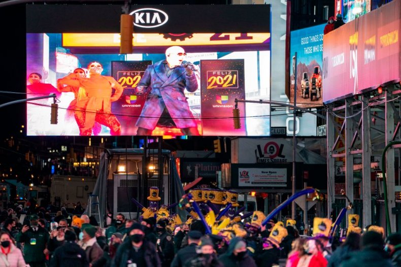Times Square NYE event