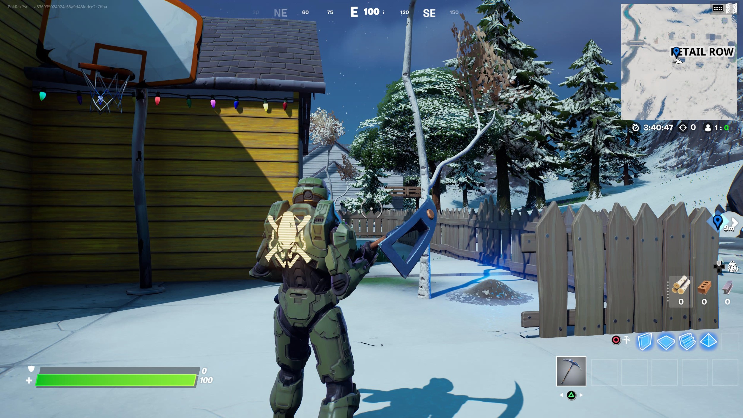 Fortnite Buried Blue Coin in Retail Row Location for Week 5