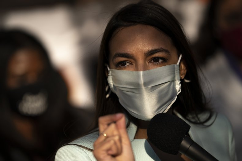 Alexandria Ocaso-Cortez in Washington D.C.