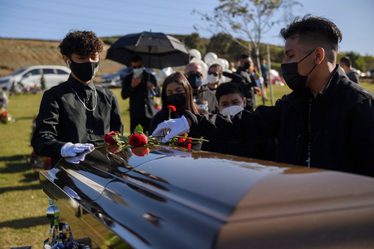 COVID-19 death funeral California December 2020