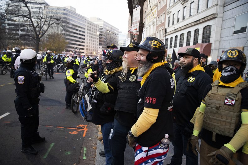 Proud Boys, Washington, D.C., Donald Trump