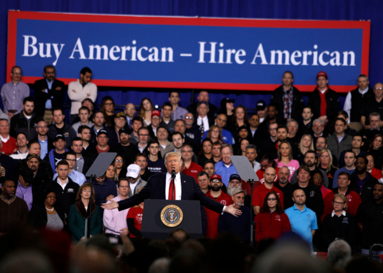 Trump gives preference to American workers