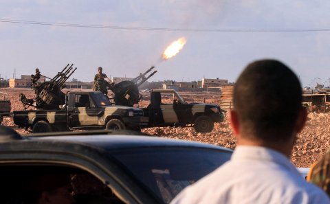 libya, commander, war, funeral