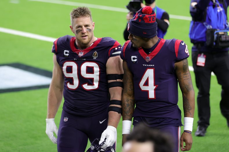 J.J. Watt and Deshaun Watson