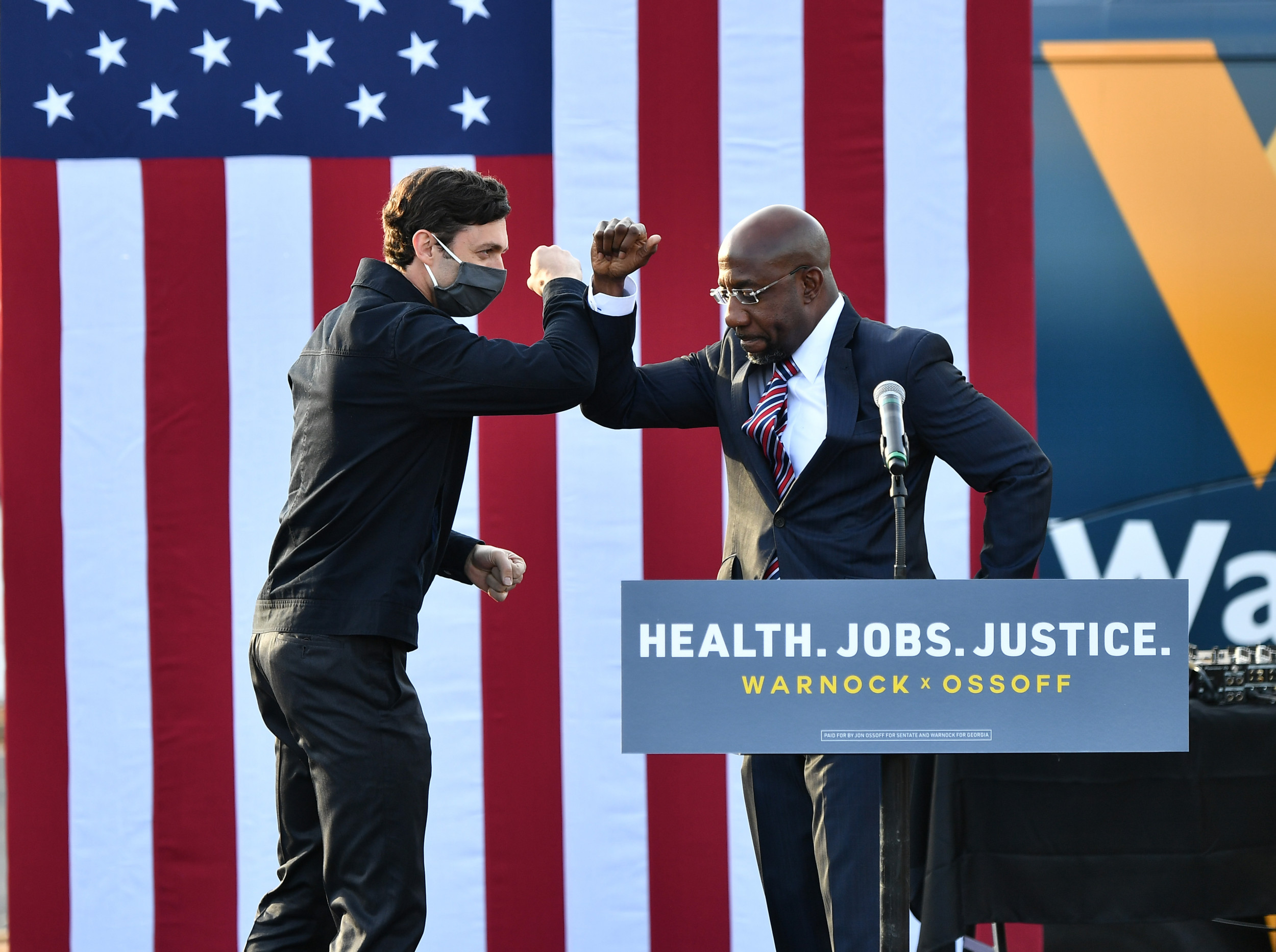 Raphael Warnock, Jon Ossoff Anticipate Victory In Historic Georgia ...