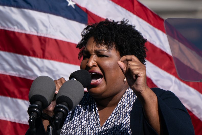 Voting rights activist Stacey Abrams
