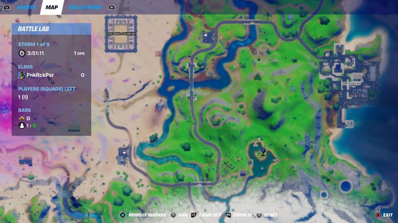 fortnite blow up fishing hole lake canoe
